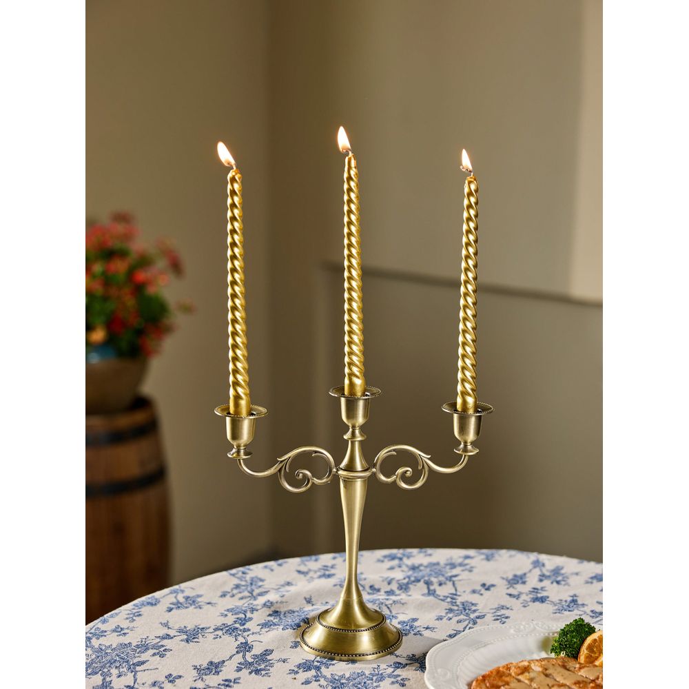 Home Decor Event - 1개 합금 촛대 금속 5암/3암 촛대