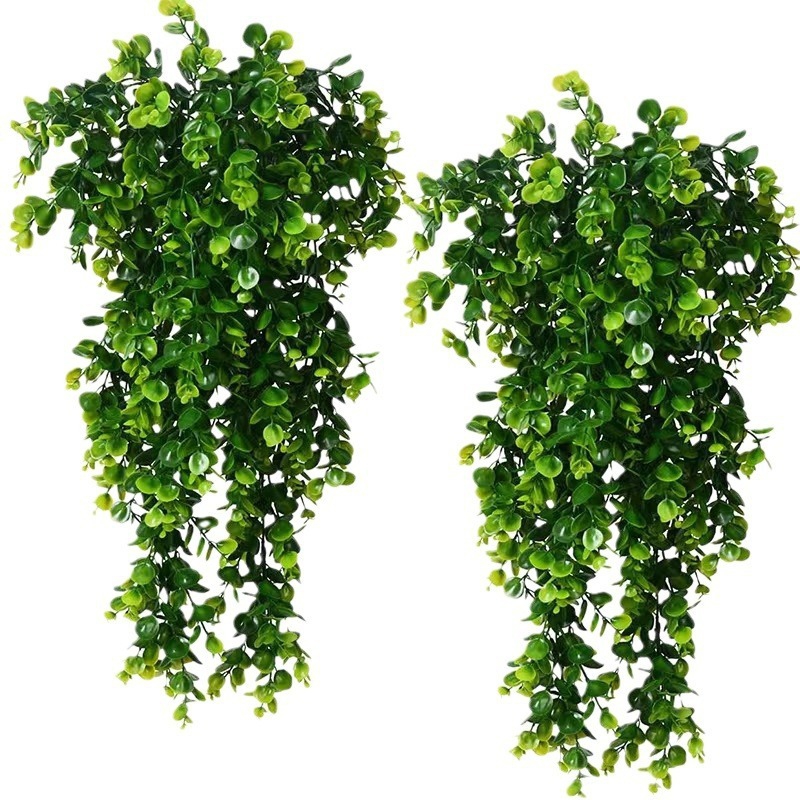 Rattan Plant Basket - 1Pcs 인공 5 포크 등나무 유칼립투스