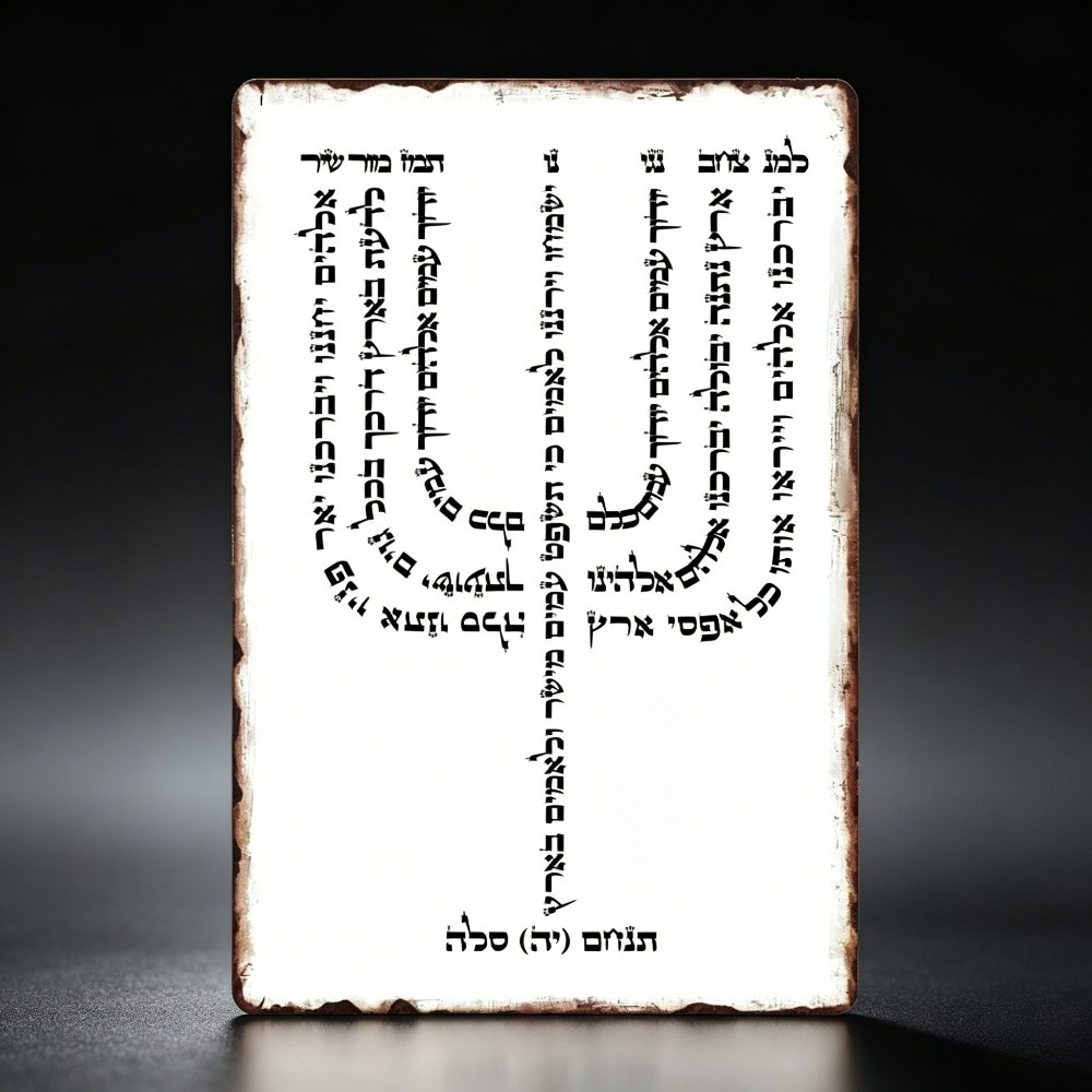 Home Decor In - CIFBUY 빈티지 히브리어 YHVH 알루미늄 벽