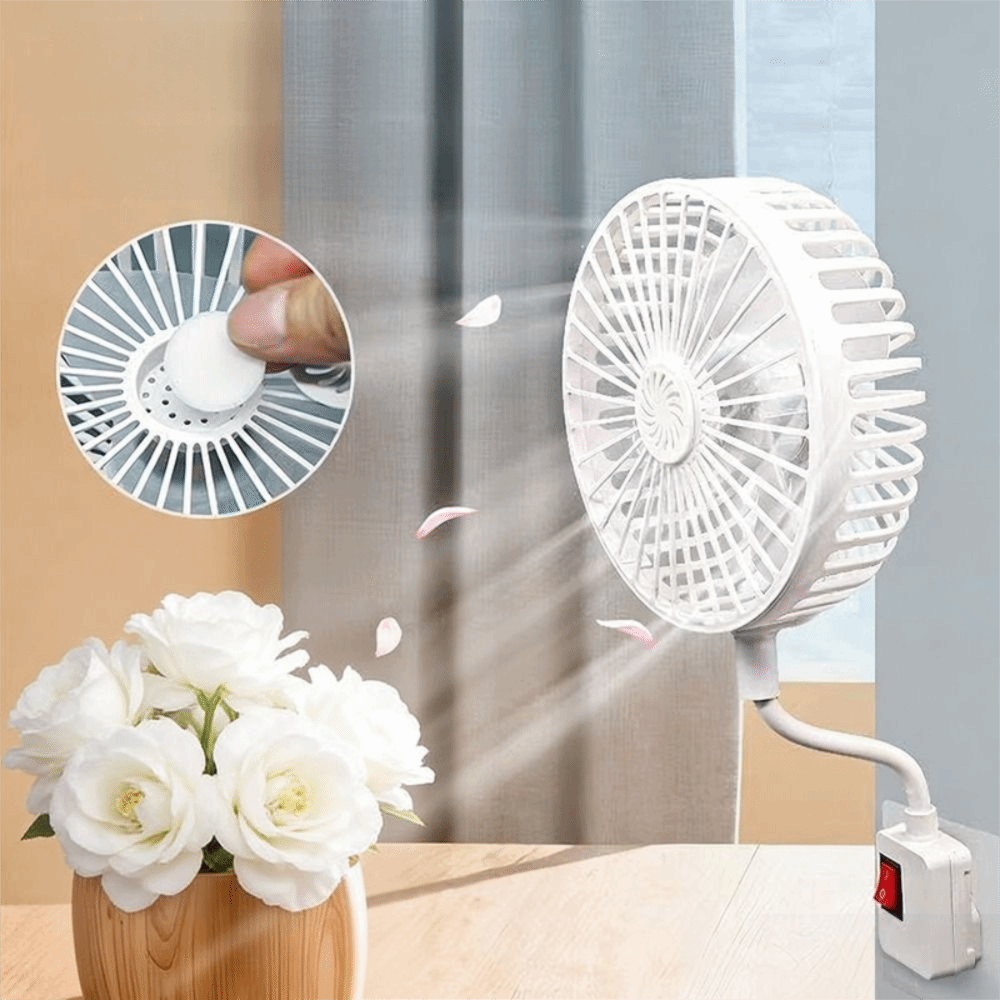 Home Decor Uk - 360도 회전 가능한 소켓 팬, 안전