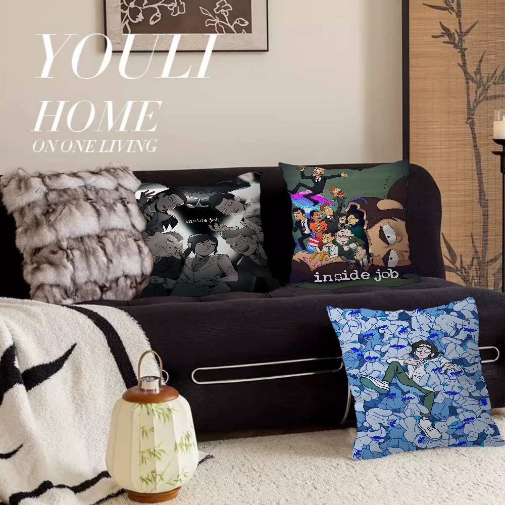 Home Decor Jobs - I-inside Job 애니메이션 베개, 선물용, 가정