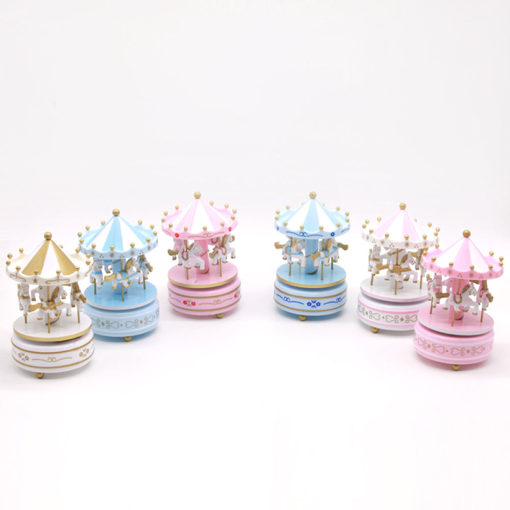 Home Xmas Decor Ideas - 기계식 와인딩 방식의 회전식 뮤직 박스,