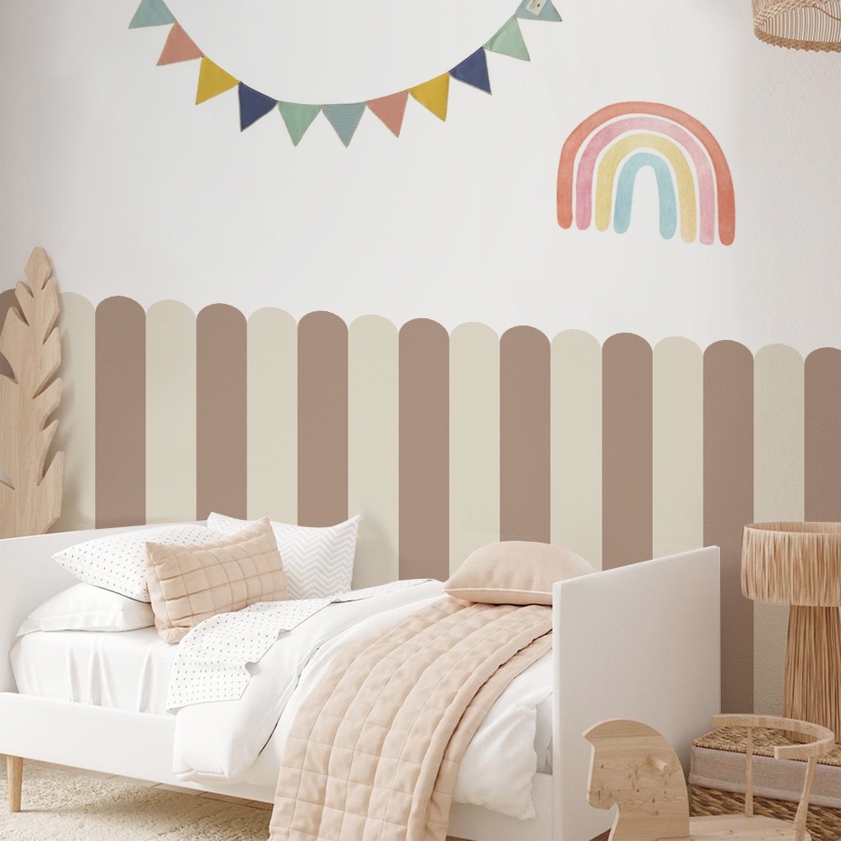 Home Decor Wall Stickers - 여러 가지 빛깔의 세로 줄무늬 아크