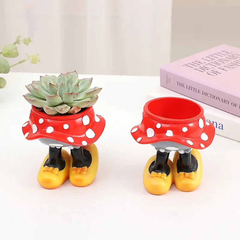 디즈니 미키 미니 화분, 만화 미니 크리에이티브 송진, - Home Decor Disney 리뷰 및 가격