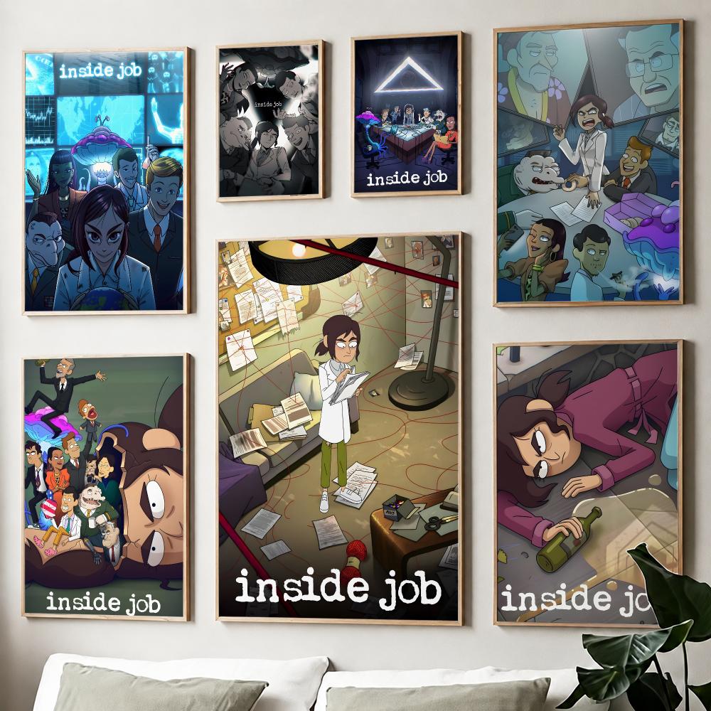 만화 애니메이션 I-인사이드 조브 포스터 가정용 침실  - Home Decor Jobs 리뷰 및 가격