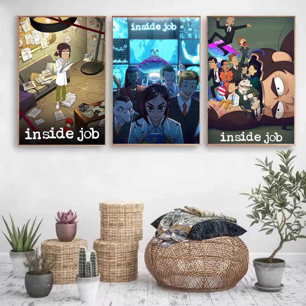 만화 애니메이션 I-인사이드 조브 포스터 가정용 침실  - Home Decor Jobs 리뷰 및 가격