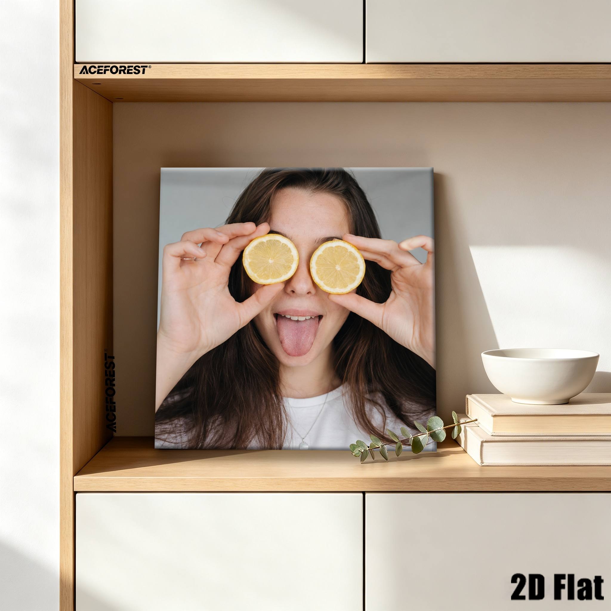 맞춤형 2D 가족 초상화 캔버스, 개인 사진으로 제작된 - Home Decor Fabric 리뷰 및 가격