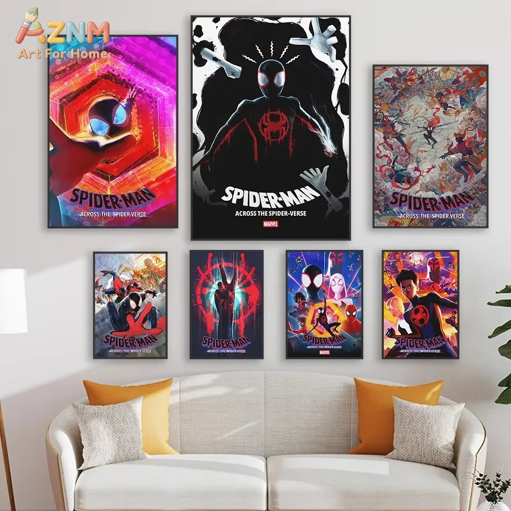 스파이더맨: 스파이더 버스 포스터 1개, 디즈니 슈퍼히 - Home Decor Disney 리뷰 및 가격