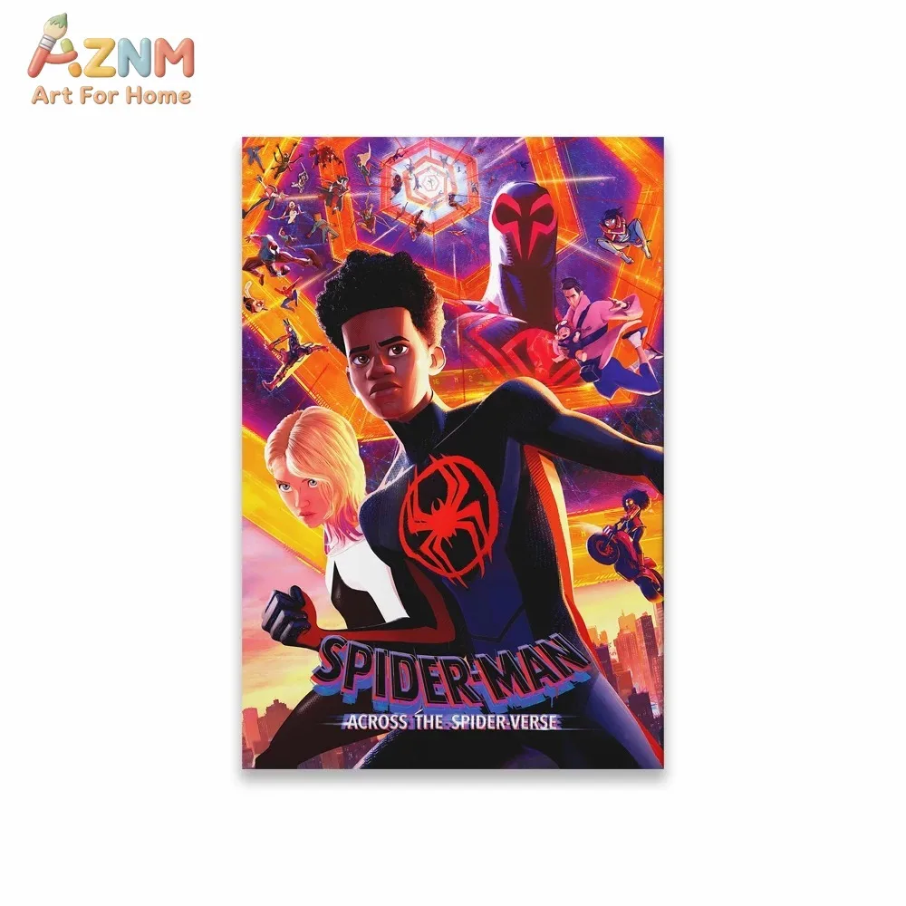 스파이더맨: 스파이더 버스 포스터 1개, 디즈니 슈퍼히 - Home Decor Disney 리뷰 및 가격