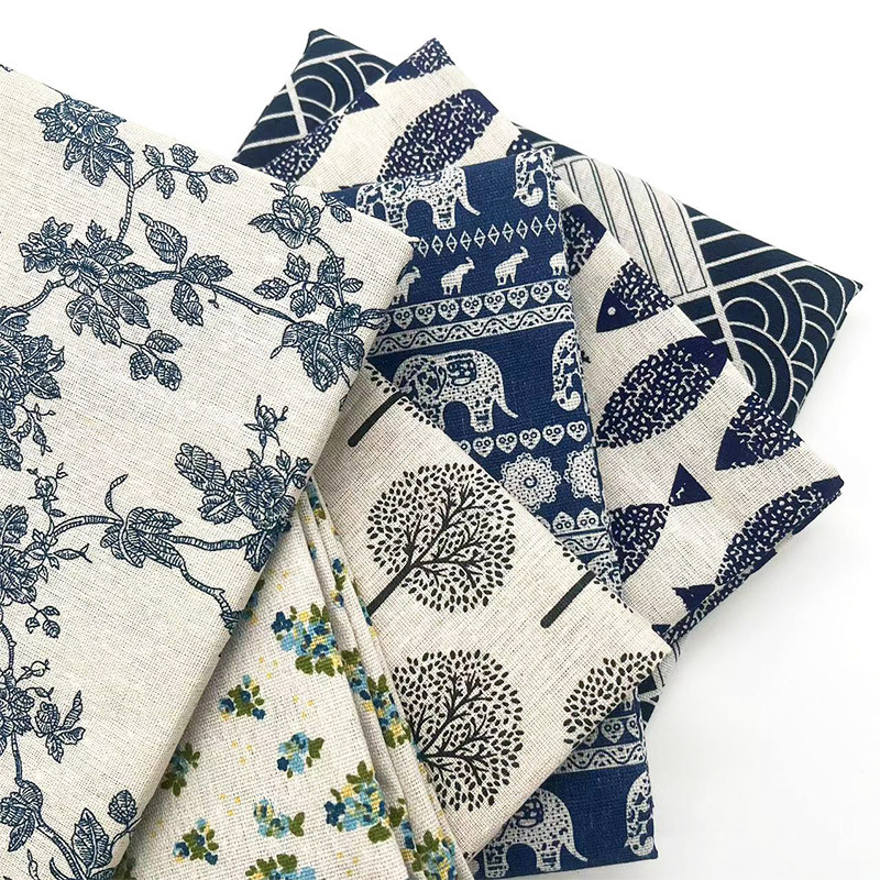 레트로 보헤미안 플로럴 코튼 린넨 혼방 원단, 테이블보 - Home Decor Fabric 리뷰 및 가격