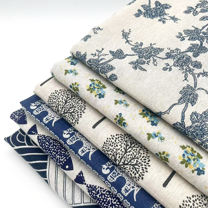 레트로 보헤미안 플로럴 코튼 린넨 혼방 원단, 테이블보 - Home Decor Fabric 리뷰 및 가격