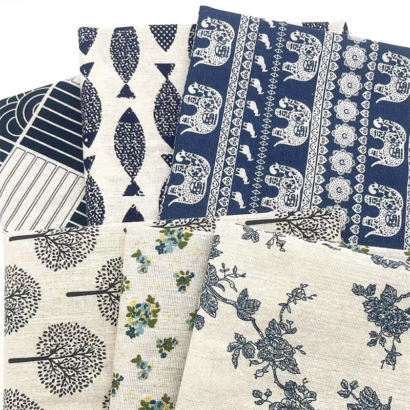 레트로 보헤미안 플로럴 코튼 린넨 혼방 원단, 테이블보 - Home Decor Fabric 리뷰 및 가격