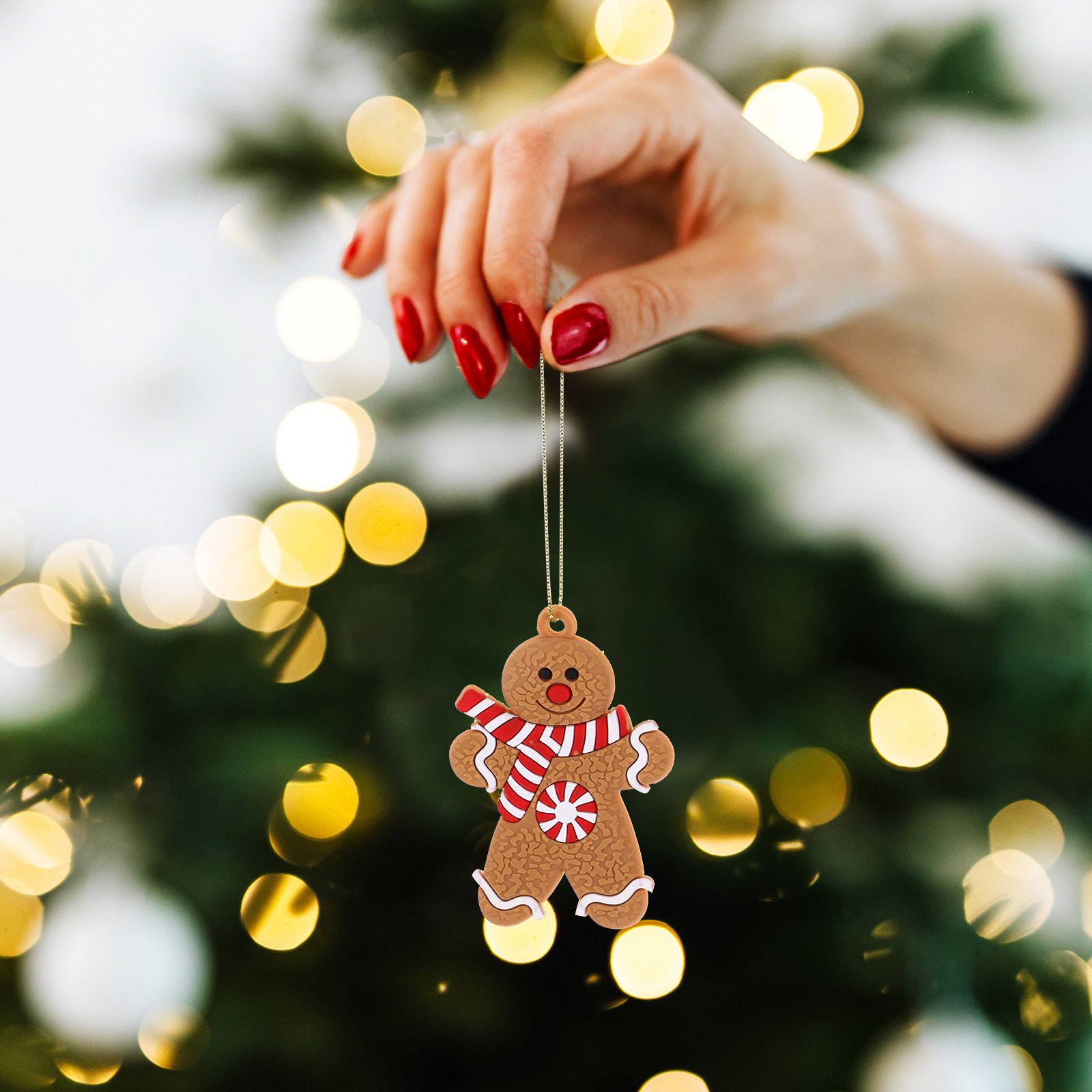 12개의 독특한 크리스마스 펜던트 진저브레드맨 장식품  - Home Xmas Decor Ideas 리뷰 및 가격