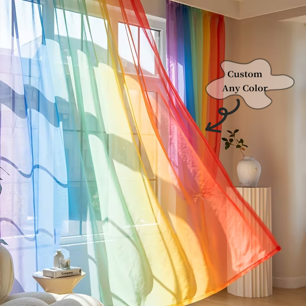 맞춤형 2D 플랫 2피스 시어 커튼, 원하는 디자인/이 - Home Decor Fabric 리뷰 및 가격