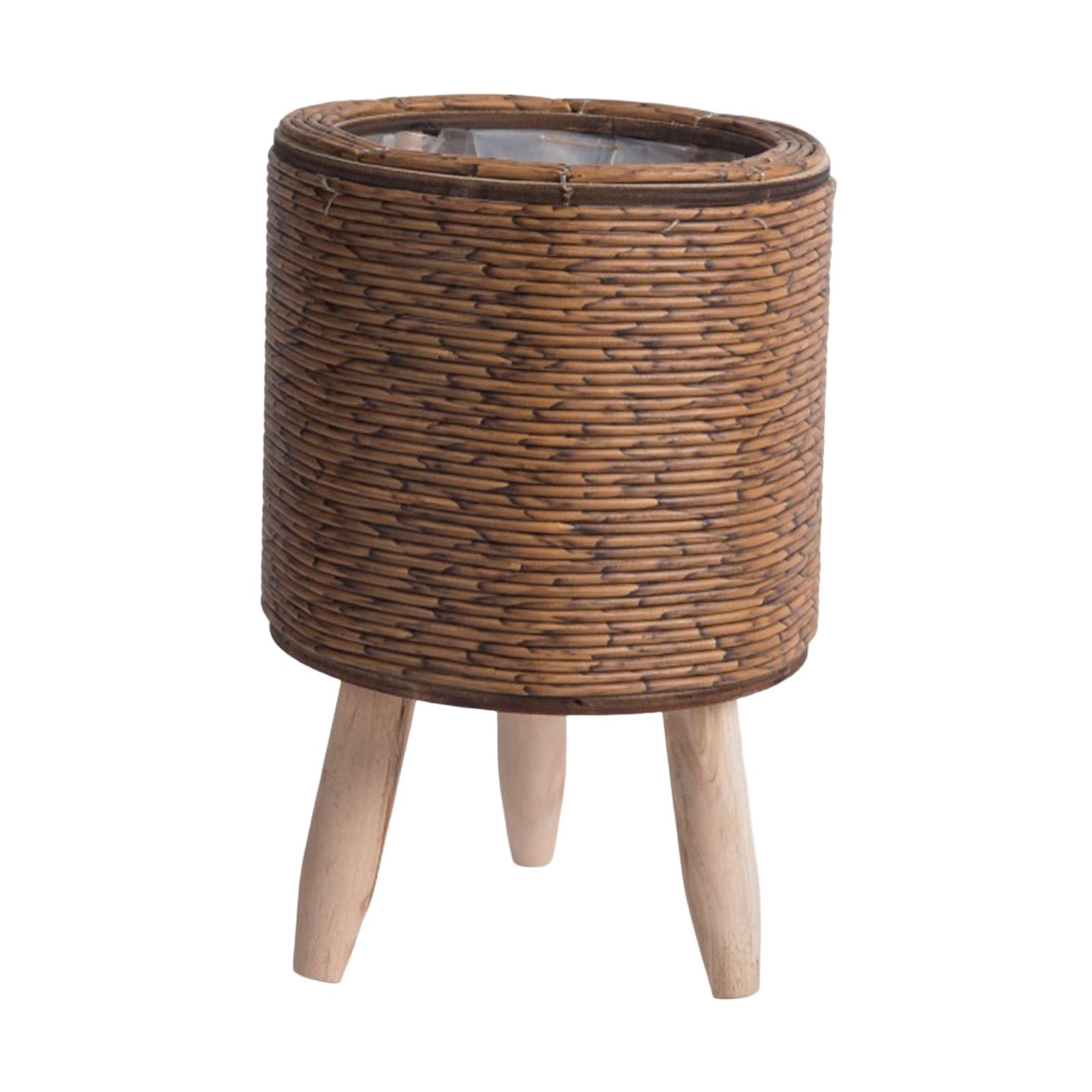 식물 전시용 다리가 달린 직조 바구니 2개 - 생활 공 - Rattan Plant Basket 리뷰 및 가격