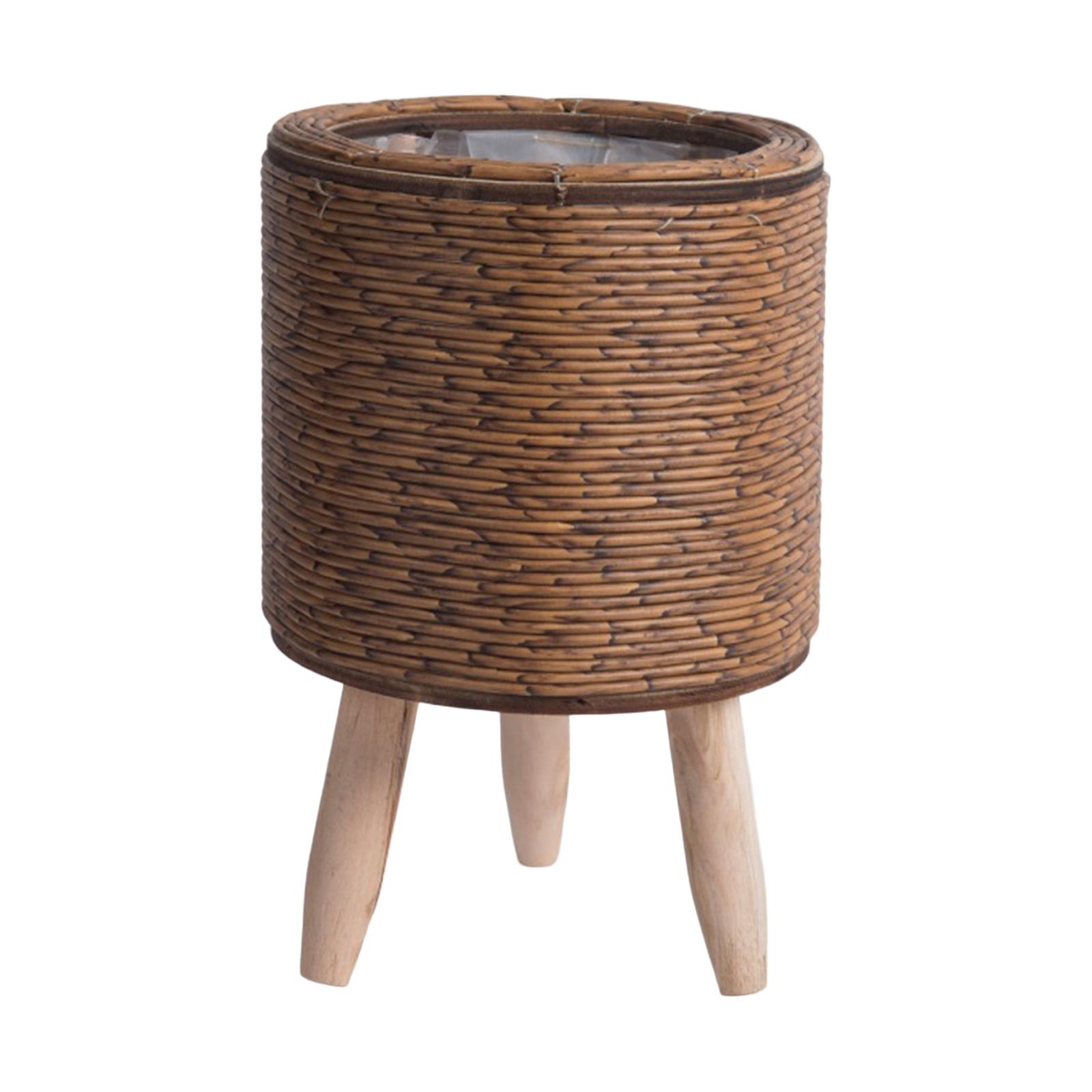 식물 전시용 다리가 달린 직조 바구니 2개 - 생활 공 - Rattan Plant Basket 리뷰 및 가격