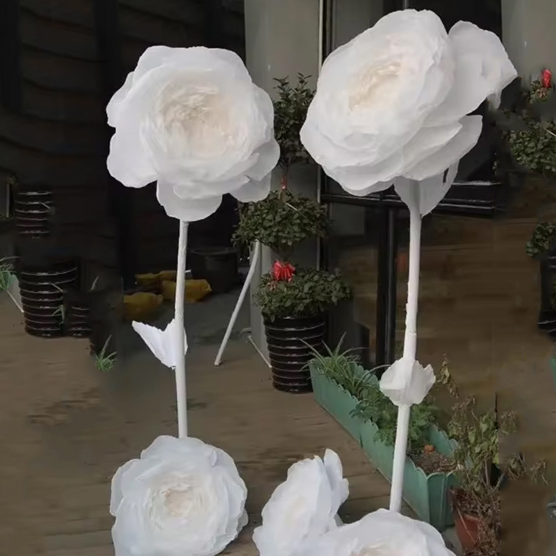 결혼식용 수제 종이 꽃 모란, 결혼 배경 장식, 거대한 - Home Decor Event 리뷰 및 가격