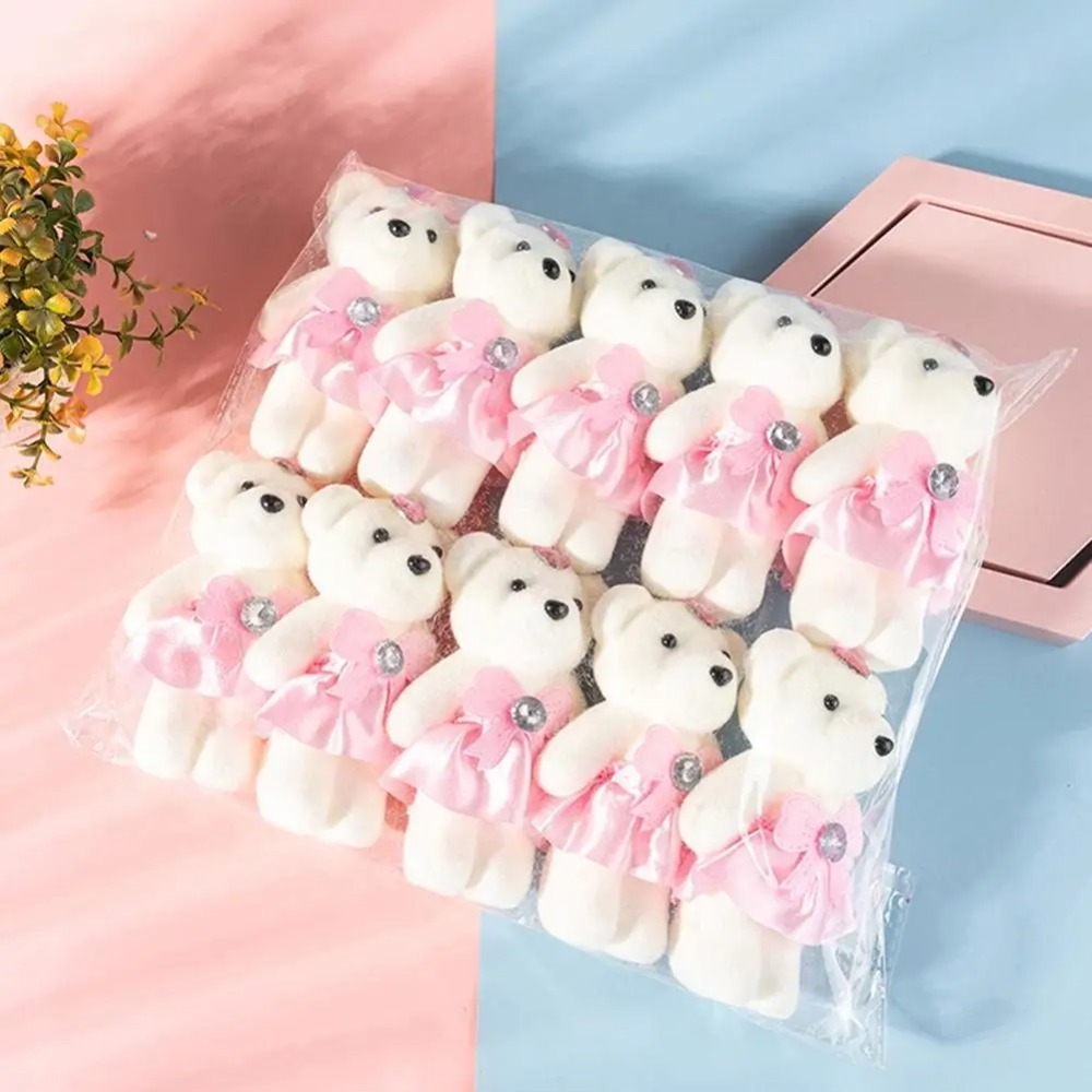 10pcs 꽃다발 곰 아이스크림 다이아몬드 곰 발렌타인 - Home Decor Flowers 리뷰 및 가격