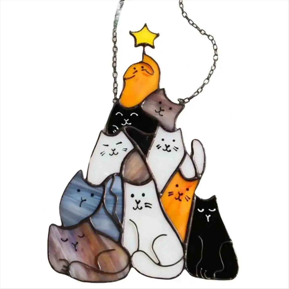 [N84R] 고양이 썬캐쳐 아크릴 스태킹 새끼 고양이  - Home Christmas Decor 리뷰 및 가격
