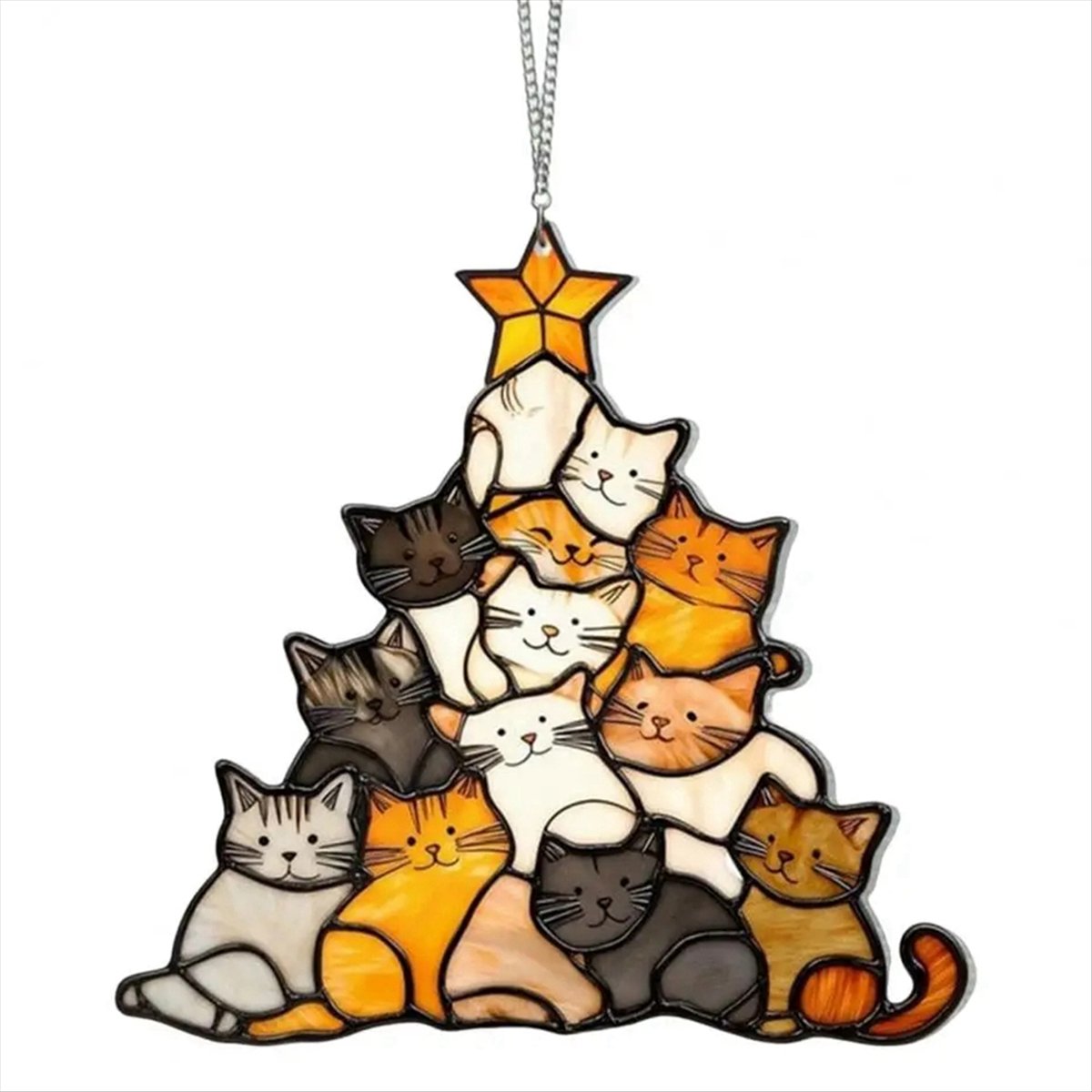 [N84R] 고양이 썬캐쳐 아크릴 스태킹 새끼 고양이  - Home Christmas Decor 리뷰 및 가격