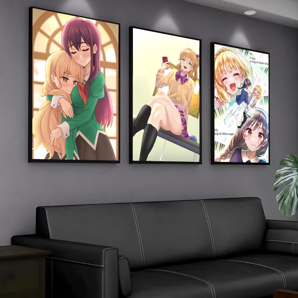 애니메이션 Y-Yuri Is My Job-B 그림 서예 - Home Decor Jobs 리뷰 및 가격