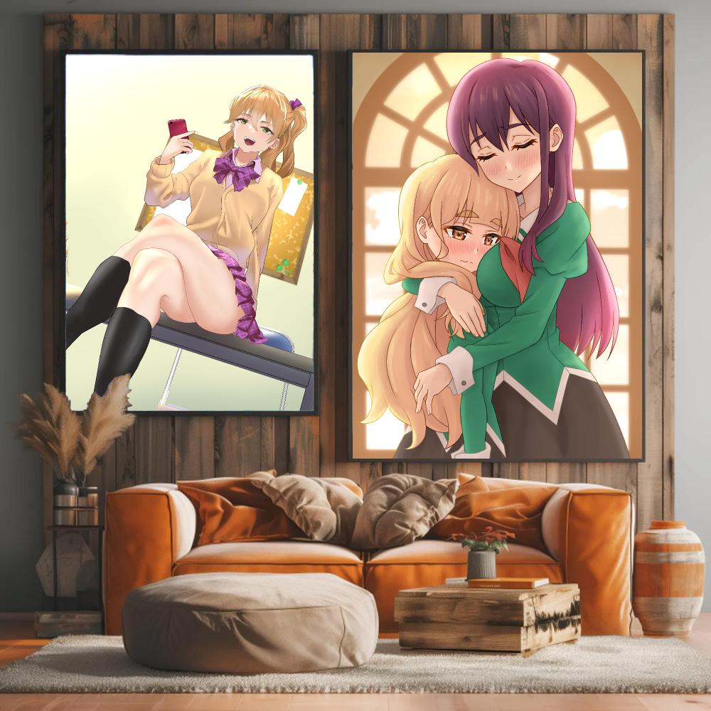 애니메이션 Y-Yuri Is My Job-B 그림 서예 - Home Decor Jobs 리뷰 및 가격