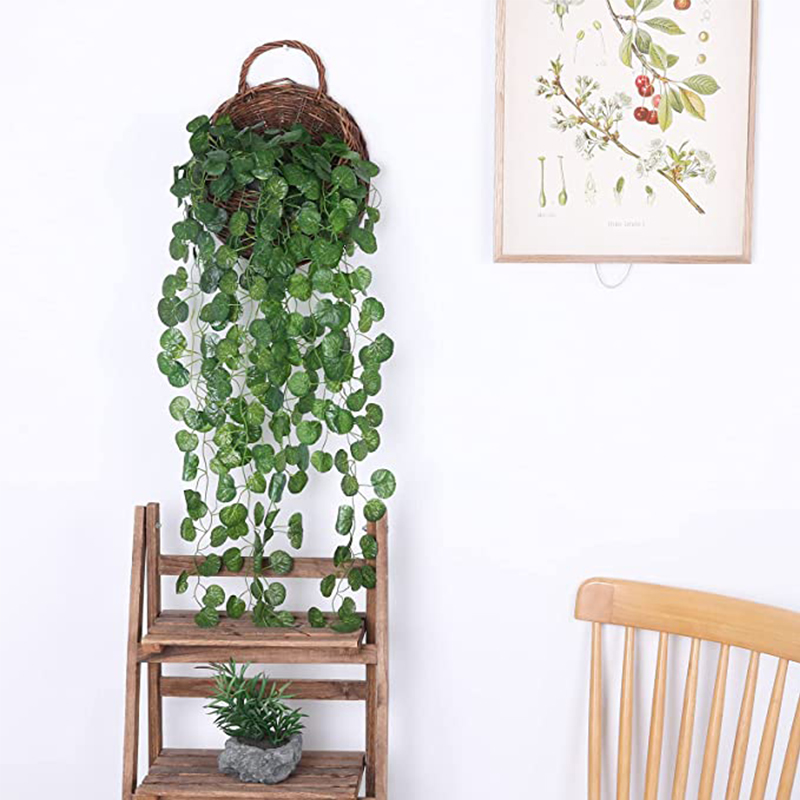 인조 라탄 바구니 걸이식물 아이비 덩굴 가짜 잎 녹색  - Rattan Plant Basket 리뷰 및 가격