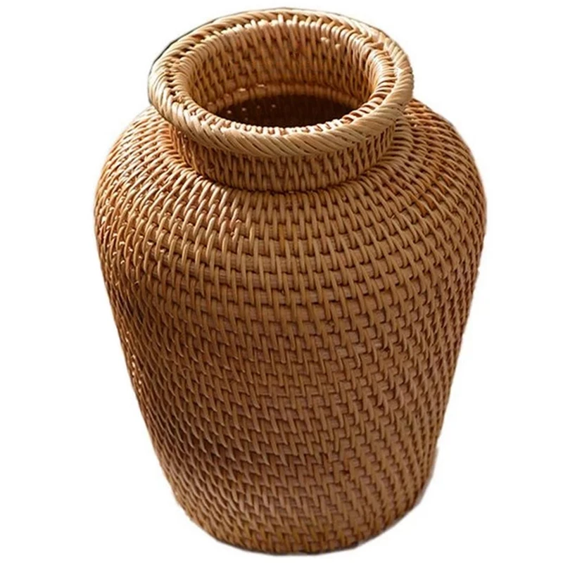 고리 버들 바구니 등나무 교수형 화분 화분 꽃 보관 바 - Rattan Plant Basket 리뷰 및 가격