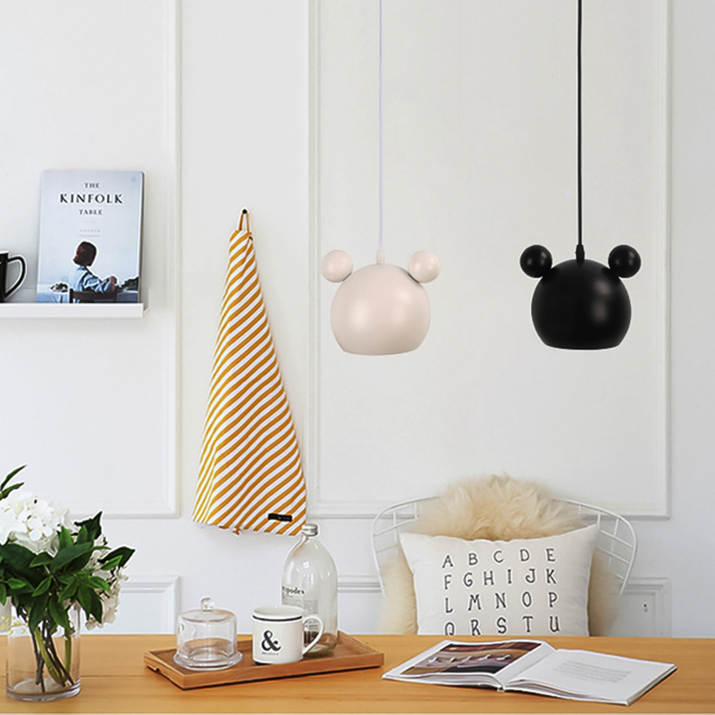 현대 미키 펜던트 조명 다이닝 룸을위한 다채로운 철 행 - Home Decor Disney 리뷰 및 가격