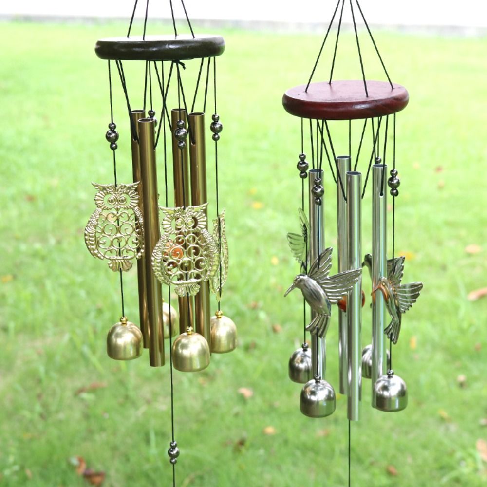 DIY 바람 종소리 야외 올빼미 벌새 걸이식 장식, 홈 - Home Decor In 리뷰 및 가격