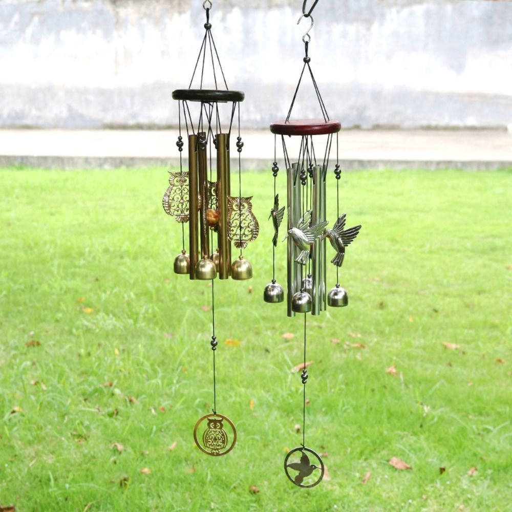 DIY 바람 종소리 야외 올빼미 벌새 걸이식 장식, 홈 - Home Decor In 리뷰 및 가격