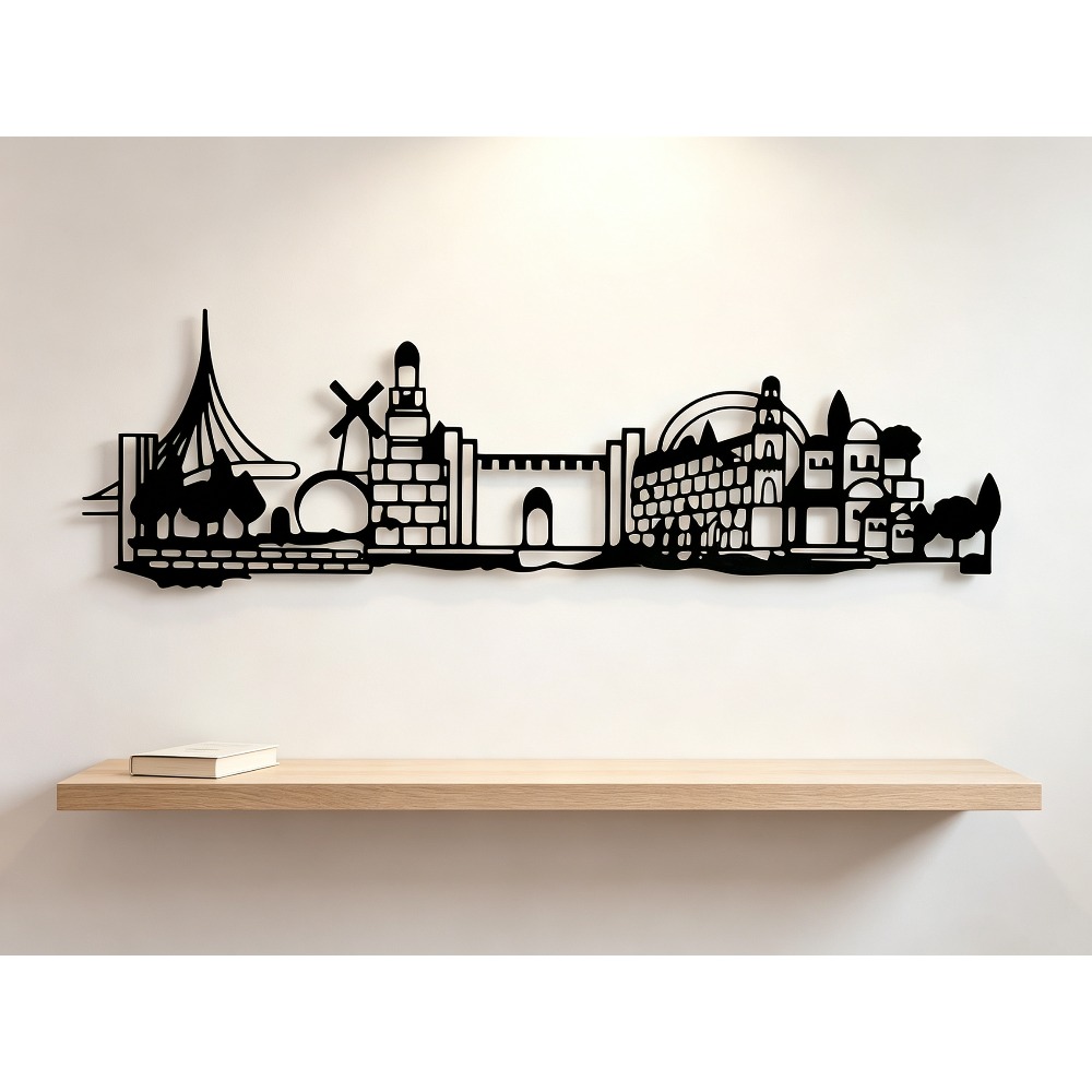 CIFBUY 금속 벽 장식 예술품, 예루살렘 스카이라인 - Home Decor In 리뷰 및 가격