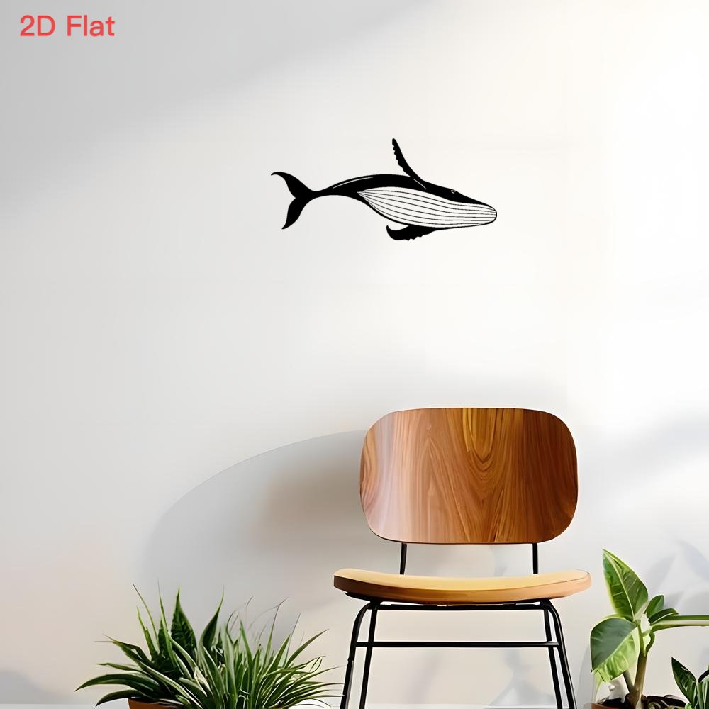 웅장한 고래 금속 벽 장식 레이저 커팅 단조 철제 2D - Home Decor Nautical 리뷰 및 가격