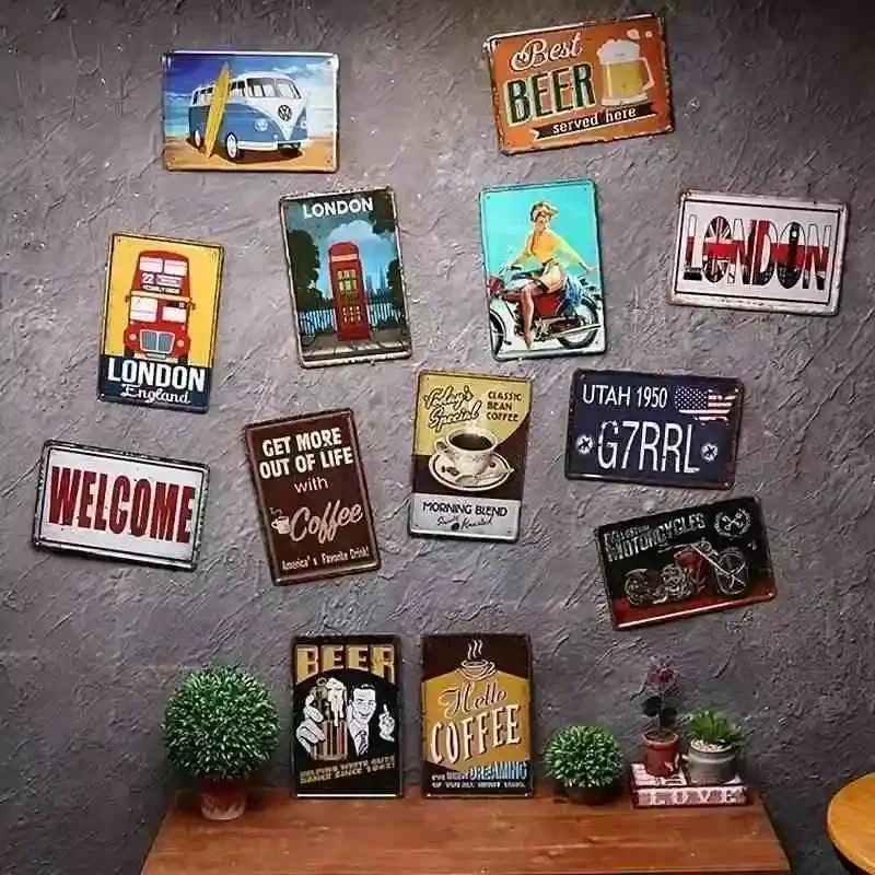 내 직업을 싫어해요 재미있는 욕실 빈티지 철제 금속 틴 - Home Decor Jobs 리뷰 및 가격
