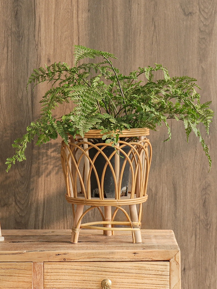 북유럽 스타일 심플 플라스틱 라탄 바닥 화분 바구니 거 - Rattan Plant Basket 리뷰 및 가격