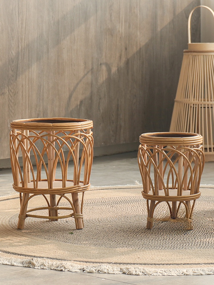 북유럽 스타일 심플 플라스틱 라탄 바닥 화분 바구니 거 - Rattan Plant Basket 리뷰 및 가격
