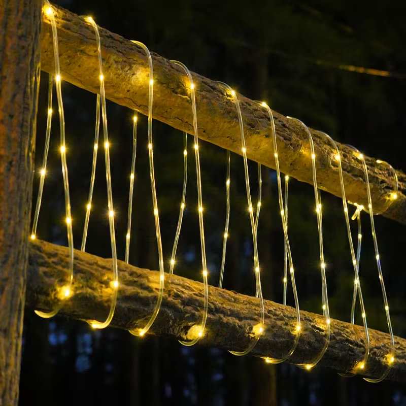 태양광 로프 조명 50/100 LED 방수 튜브 요정  - Rope Light Decoration 리뷰 및 가격