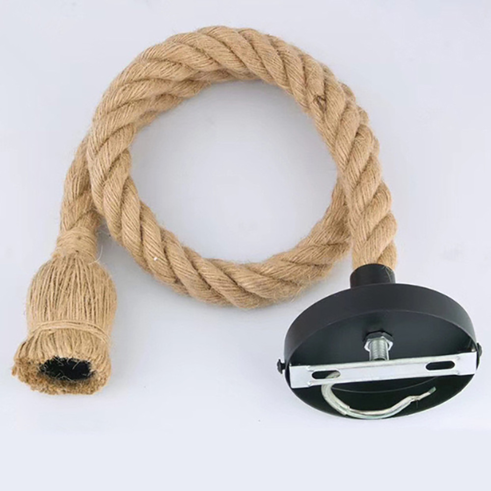 JOYINLED 빈티지 헴프 로프 펜던트 조명, E26 - Rope Light Decoration 리뷰 및 가격