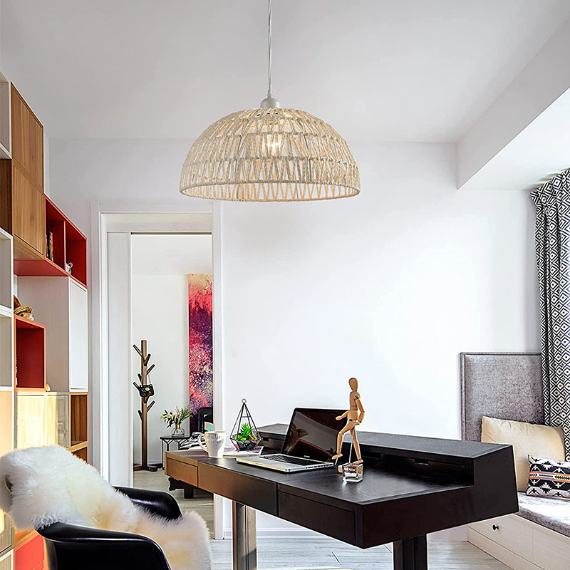 최신 일본식 대마 로프 직조 펜던트 조명 B&B 전원풍 - Rope Light Decoration 리뷰 및 가격