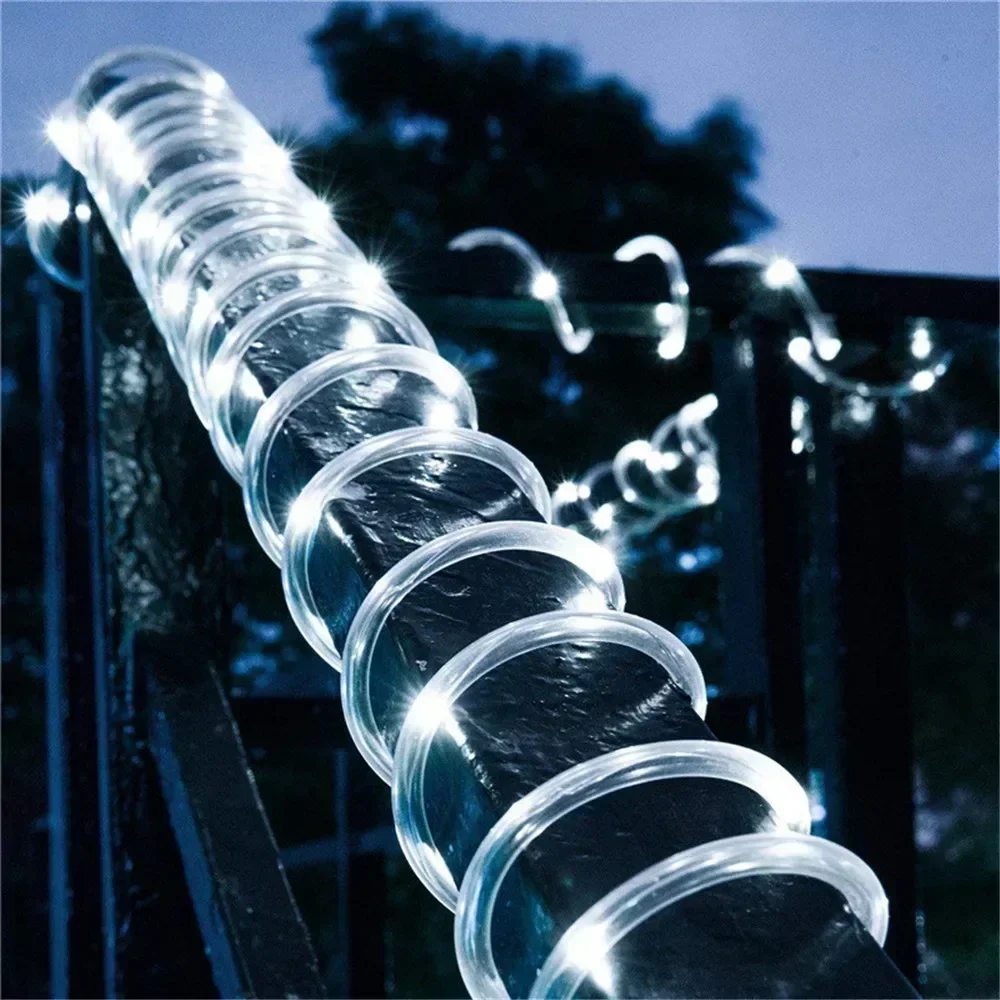 태양광 로프 조명 야외 블루 LED PVC 튜브 요정  - Rope Light Decoration 리뷰 및 가격
