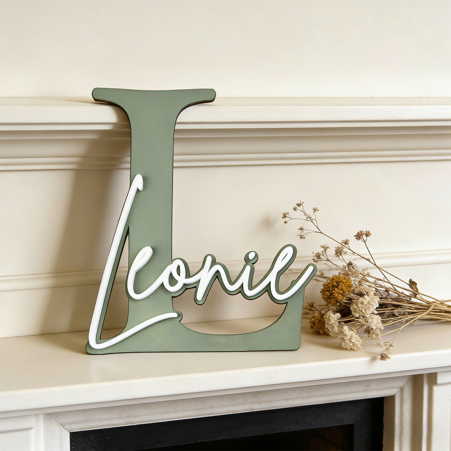 1pc 더블 레이어 나무 이름 장식 명판, 맞춤형 내용 - Home Christmas Decor 리뷰 및 가격