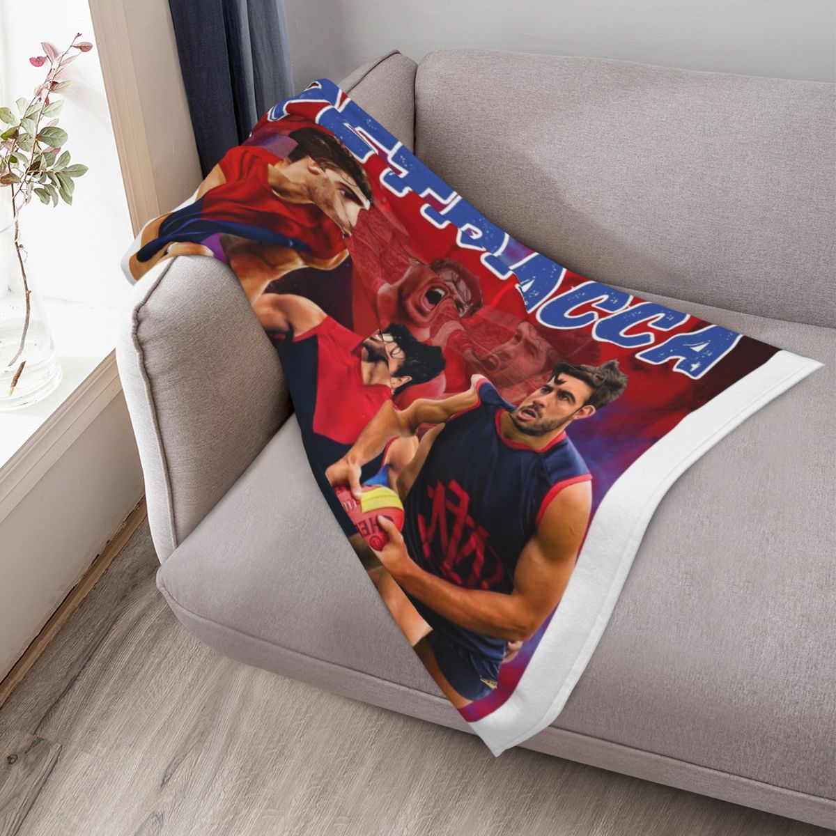 크리스티안 페트라카 멜버른 풋볼 클럽 AFL 담요 겨울 - Home Decor Melbourne 리뷰 및 가격