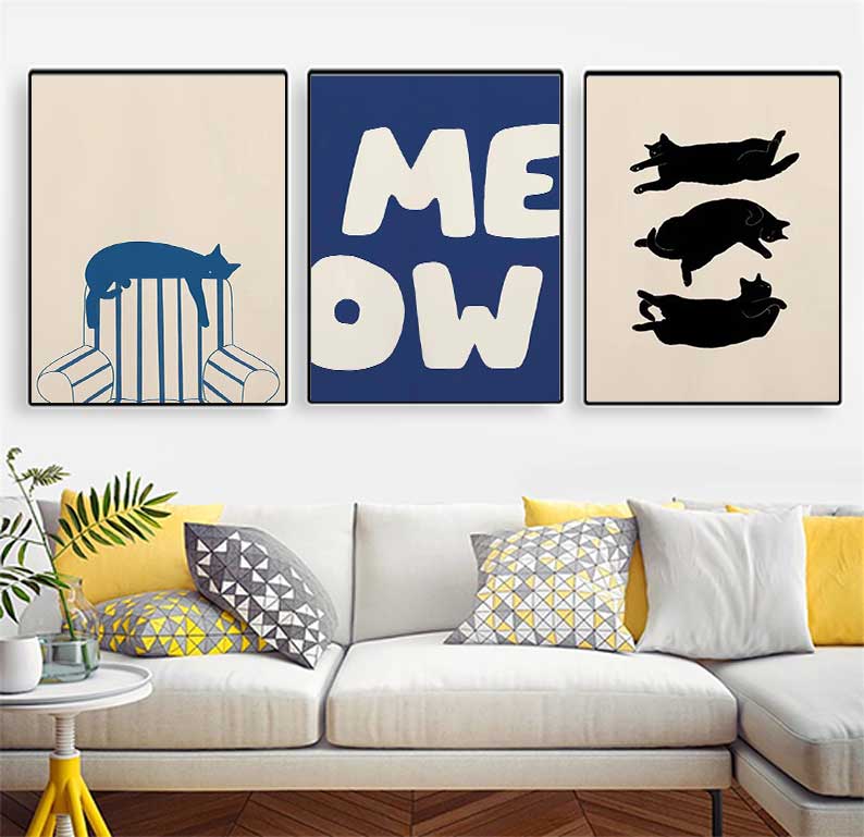 동물 프린트 거실 홈 데코 모던 미니멀리스트 벽 예술  - Home Decor Living Room Ideas 리뷰 및 가격